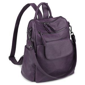 Backpack Purse for Women Vegan Leather Ladies Fashion Travel Shoulder Bag🙀